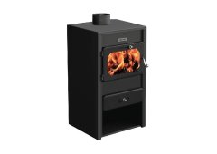 Skladova Tehnika Style Χαλύβδινη Ξυλόσομπα 13kW Μαύρη