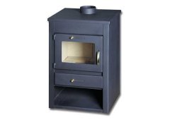 Skladova Tehnika Stilo Χαλύβδινη Ξυλόσομπα 9kW Μαύρη