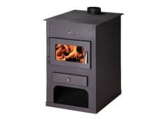 Skladova Tehnika Atlant CB Χαλύβδινη Ξυλόσομπα 8kW Μαύρη