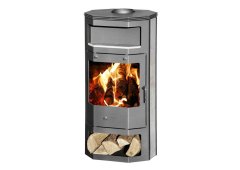 Skladova Tehnika Prisma Χαλύβδινη Ξυλόσομπα 10kW Μαύρη