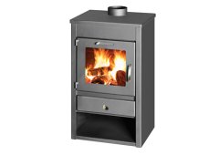 Skladova Tehnika Stilo Max B Χαλύβδινη Ξυλόσομπα 14kW Μαύρη