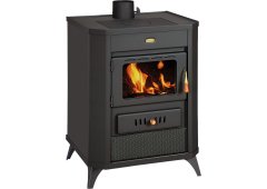 Prity WD E Μεταλλική Ξυλόσομπα 15kW Μαύρη