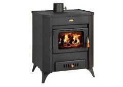 Prity WD R Μεταλλική Ξυλόσομπα 15kW Μαύρη