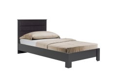 Olympus Κρεβάτι Μονό Ξύλινο Wenge με Τάβλες 100x200cm