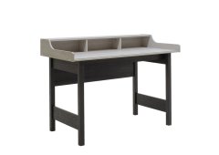 Γραφείο εργασίας Bonito pakoworld χρώμα white wash - wenge emboss