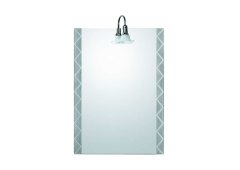 Gloria Ορθογώνιος Καθρέπτης Μπάνιου 60x80cm Γκρι 15-8006