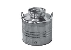 Δοχείο Λαδιού Inox Tre.I 30Lt Με Βιδωτό Καπάκι