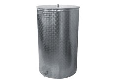 Tre.I Δοχείο Λαδιού Inox 400Lt Ανοικτό