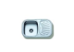 Gloria Starlet Finox 304 Ένθετος Νεροχύτης 74x49cm Inox Σατινέ