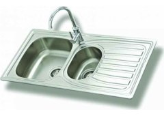 Gloria Korina Finox 304 Ένθετος Νεροχύτης 98x51cm Inox Σατινέ