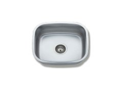 Gloria Mina Finox 304 Υποκαθήμενος Νεροχύτης 44.9x39.5cm Inox Σατινέ