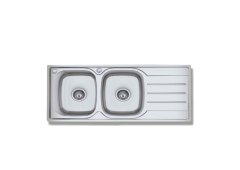 Gloria Finox 304 Oregon Nova Ένθετος Νεροχύτης 116x50cm Inox Σατινέ