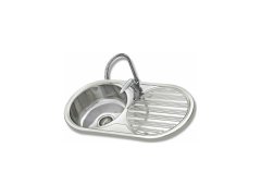 Gloria Finox 304 Global I Nova Inset Sink 84x44cm Inox Satin
