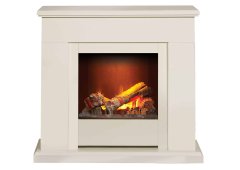 Dimplex Moorefield Opti-Myst Επιδαπέδιο Ηλεκτρικό Τζάκι 2000W 92x86.4cm Λευκό