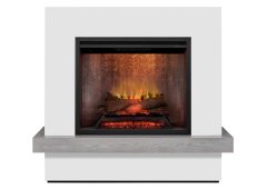 Dimplex Sherwood Revillusion Επιδαπέδιο Ηλεκτρικό Τζάκι 2000W 138x124cm Λευκό