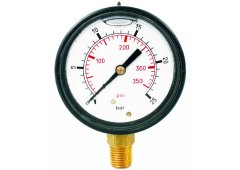 Unimac 21130 Μανόμετρο Γλυκερίνης Αεροσυμπιεστών με Πίσω Βόλτα Φ63