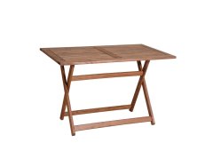 Ξύλινο Τραπέζι Εξωτερικού Χώρου Πτυσσόμενο Καφέ 140x83x75εκ.