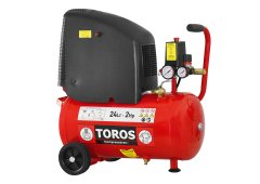 TOROS Air Compressor Monobloc Oil Free 2Hp 24lt (40148)