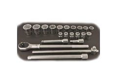Neo Tools Καρυδάκια 3/4" με Καστάνια & Προέκταση Σετ 21τμχ
