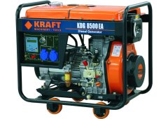 Kraft KDG 7500 E Γεννήτρια Πετρελαίου με Ρόδες και Μέγιστη Ισχύ 6.8kVA