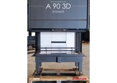 Starfire A 90 Crystal Τρίπλευρη Ενεργειακή Αερόθερμη Εστία Θέρμανσης Μπεζ