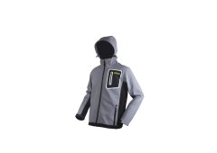 Topmaster Softshell 557 Μπουφάν Εργασίας Softshell με Αποσπώμενη Κουκούλα Γκρι
