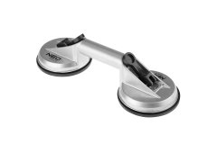 Neo Tools Διπλή Βεντούζα Αλουμινίου Διαμέτρου 120mm με Ικανότητα Συγκράτησης 100kg