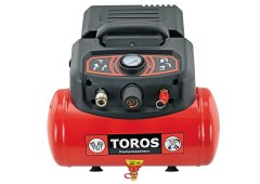 Toros OilFree Κομπρεσέρ Αέρος με Ισχυ 1.5hp και Αεροφυλάκιο 6lt