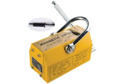 Express Μόνιμος Μαγνήτης Ανύψωσης Λαμαρίνας για Φορτίο Βάρους έως 300kg σε Κίτρινο Χρώμα