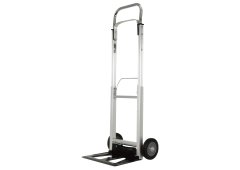 Express Καρότσι Μεταφοράς Πτυσσόμενο για Φορτίο Βάρους έως 90kg σε Ασημί Χρώμα