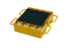 Express Βάση Μεταφοράς για Φορτίο Βάρους έως 12t σε Κίτρινο Χρώμα