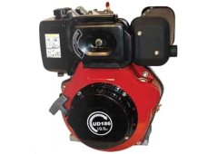 United Power Κινητήρας Πετρελαίου με Μακρύ Κώνο/Μίζα 10HP UD186 V1-E