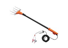Kraft 691087 Ελαιοραβδιστικό Μπαταρίας Χτένα 350W με Τηλεσκοπικό Κοντάρι 3m και Βάρος 7.8kg