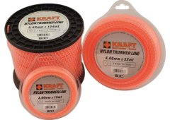 Kraft D-Twist Μεσινέζα Τετράγωνη Στριφτή Μήκους 41m και Πάχους 3.5mm