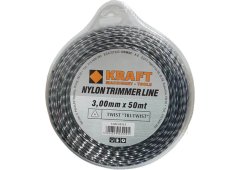 Kraft Tri Twist Μεσινέζα Στρογγυλή Στριφτή Μήκους 50m και Πάχους 3mm