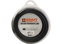 Kraft Pro Silent Μεσινέζα Οβάλ Στριφτή Μήκους 15m και Πάχους 2.4mm