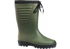Unimac Frost Αντιολισθητικές Unisex Γαλότσες Εργασίας Κνήμης με Γούνα σε Πράσινο Χρώμα Μεγέθους 42