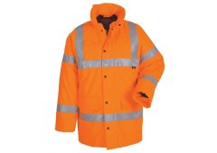 Vizwell Frankfurt Μπουφάν Πορτοκαλί Φωσφορούχο Μεγέθους XL