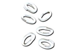 Unimac Κρίκος Αλυσίδας Πλαστικό D 8mm Λευκός