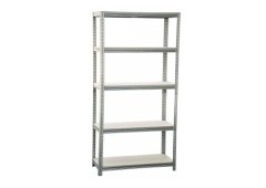 DOVRE ΡΑΦΙΕΡΑ ΓΑΛΒΑΝΙΖΕ ΜΕ 5 ΡΑΦΙΑ ΝΟΒΟΠΑΝ 180Χ90Χ30CM 175KG/ΡΑΦΙ, HP76024 (760243)
