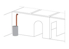 Edilkamin Kit 12 Αεραγωγού για Point Plus/Classica Plus/Piro 2 Plus/Layma Evo