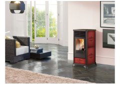 Edilkamin Classica Plus Σόμπα Pellet 8kW Μπορντό