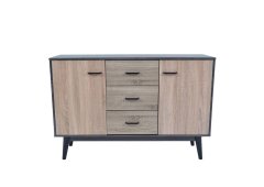 Μπουφές από Ξύλο με Συρτάρια Sonoma 120x38x80cm