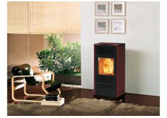 Edilkamin Piro 2 Σόμπα Pellet 6,9kW Μπορντό