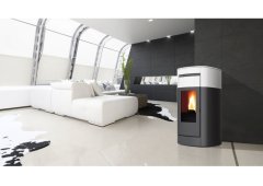 Edilkamin Vyda Evo Σόμπα Pellet Αερόθερμη 14.8kW Κεραμική