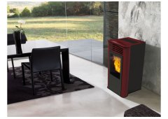 Edilkamin Ten 2 Plus Σόμπα Pellet 13kW Μπορντό