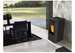 Edilkamin Ten 2 Plus Σόμπα Pellet 13kW Γκρι