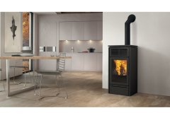 Edilkamin Slide 2 5 Up Σόμπα Pellet Αερόθερμη 5,1kW Μαύρη