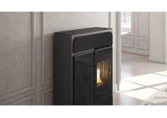 Edilkamin Bild ATC Up Σόμπα Pellet Αερόθερμη 9,1kW με Γυαλί