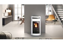 Edilkamin Kira 2 H 22 Up Σόμπα Pellet Καλοριφέρ 22.8kW Κεραμική